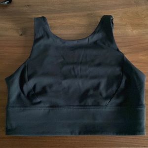 Lululemon black sports bra size 10